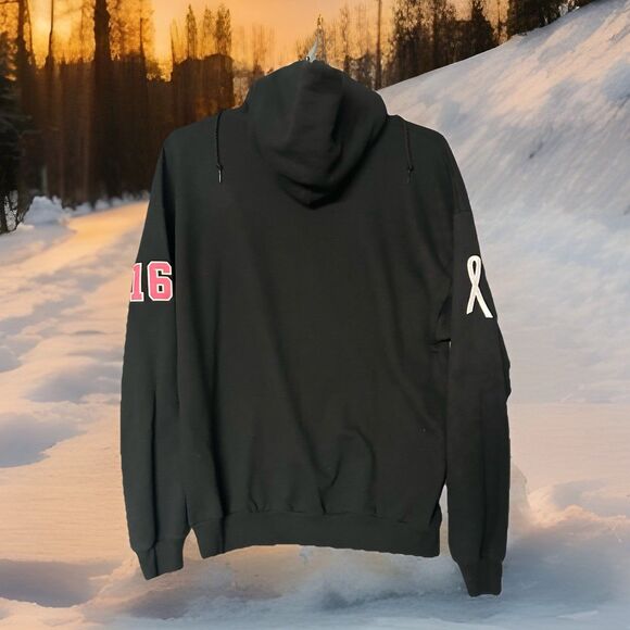 Rapid City RUSH CHL Minor Hockey Signed Awareness Hoodie #16 Black Hanes SizeXL - Picture 3 of 4